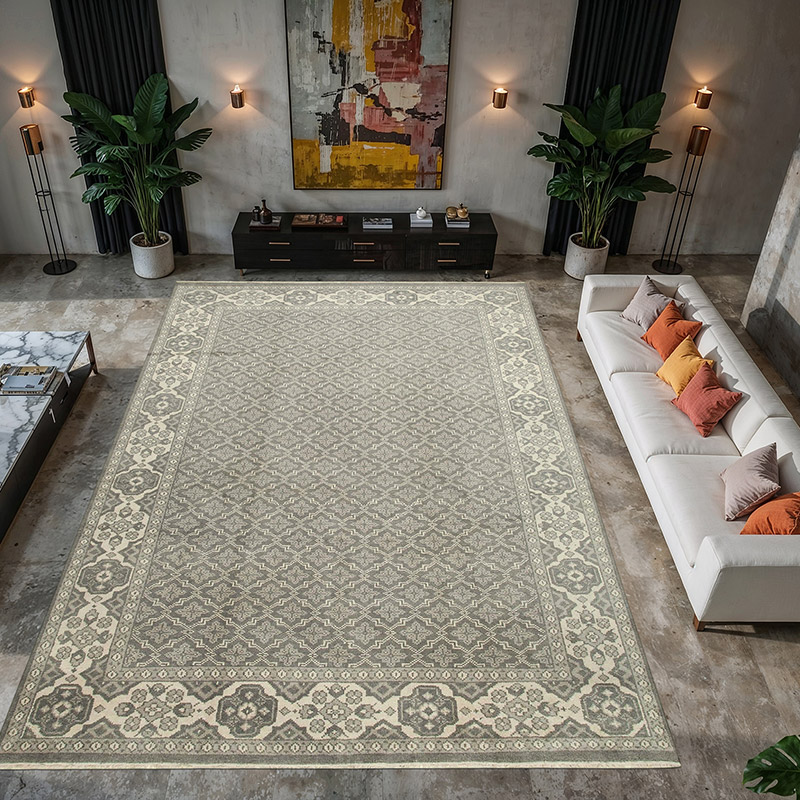 New Hand-Knotted Rug - 9' 10" x 13' 10" (118" x 166") - K0062302