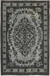 Alfombra Tallada a Mano Sobre Teñida - 176 cm x 263 cm
