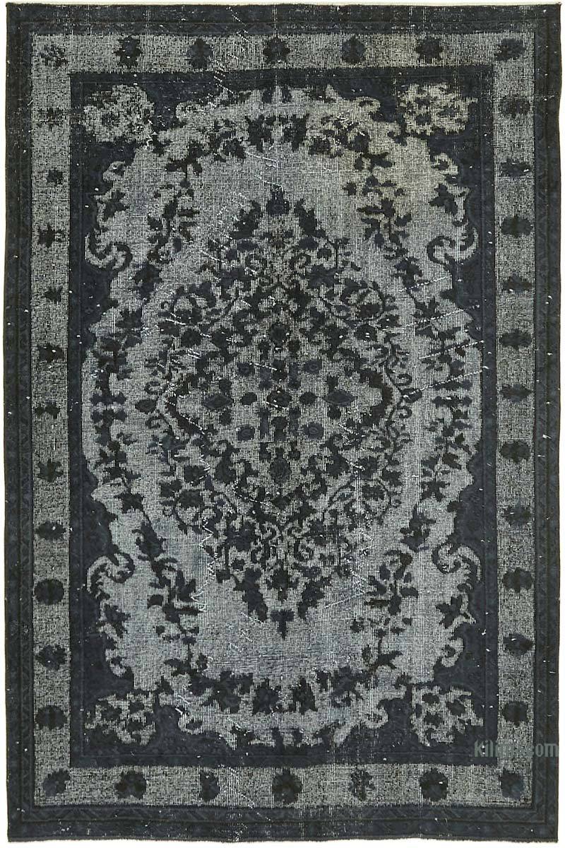 Hand Carved Over-Dyed Rug - 5' 9" x 8' 8" (69 in. x 104 in.) - K0062374