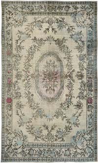 El Oyması Boyalı Halı - 182 cm x 296 cm