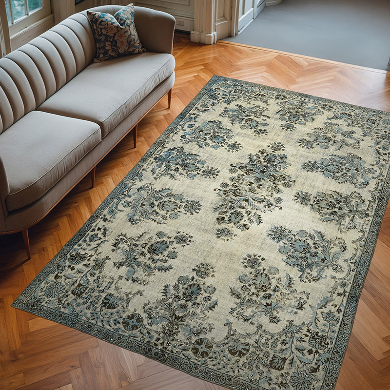 El Oyması Boyalı Halı - 210 cm x 314 cm - K0062378