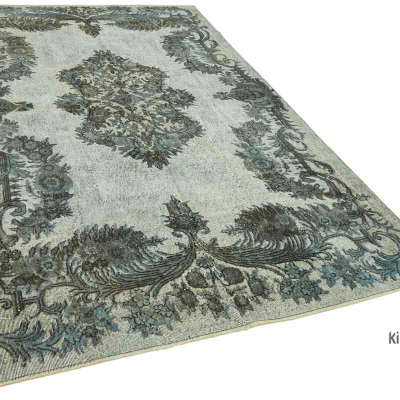 Hand Carved Over-Dyed Rug - 6' 8" x 10' 4" (80 in. x 124 in.) - K0062381