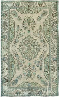 El Oyması Boyalı Halı - 178 cm x 289 cm