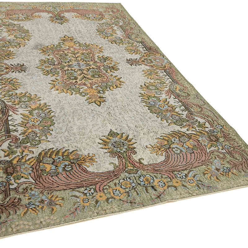 Hand Carved Over-Dyed Rug - 6'  x 9' 11" (72" x 119") - K0062388