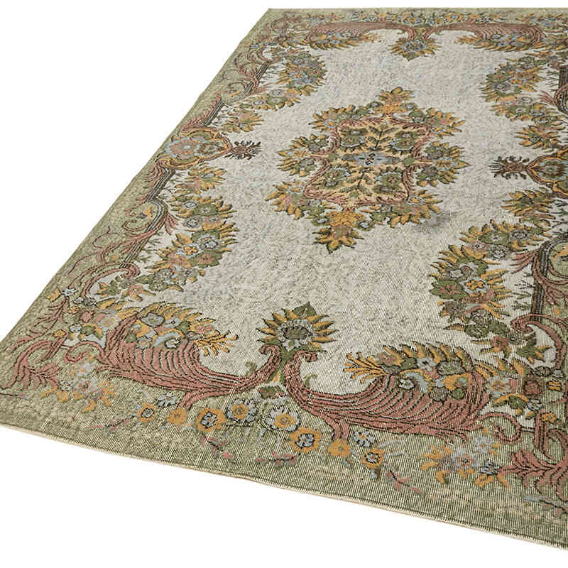 Hand Carved Over-Dyed Rug - 6'  x 9' 11" (72" x 119") - K0062388