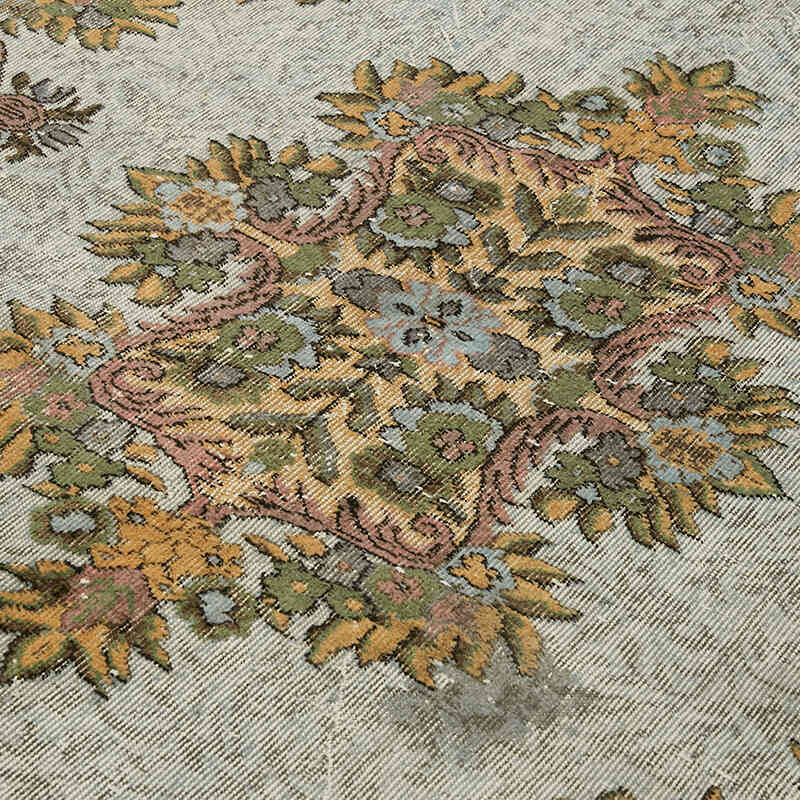 Hand Carved Over-Dyed Rug - 6'  x 9' 11" (72" x 119") - K0062388