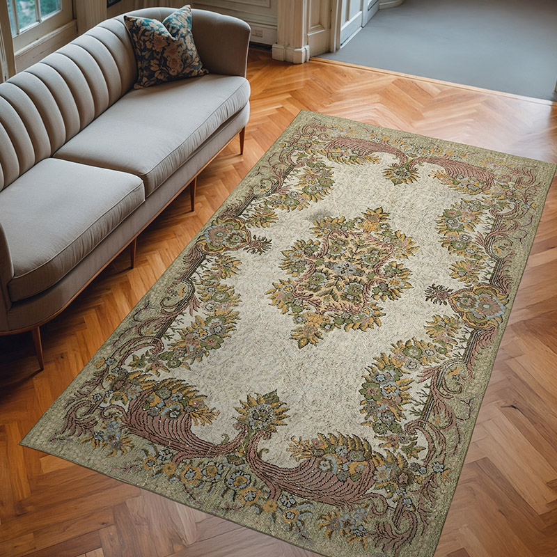Hand Carved Over-Dyed Rug - 6'  x 9' 11" (72" x 119") - K0062388