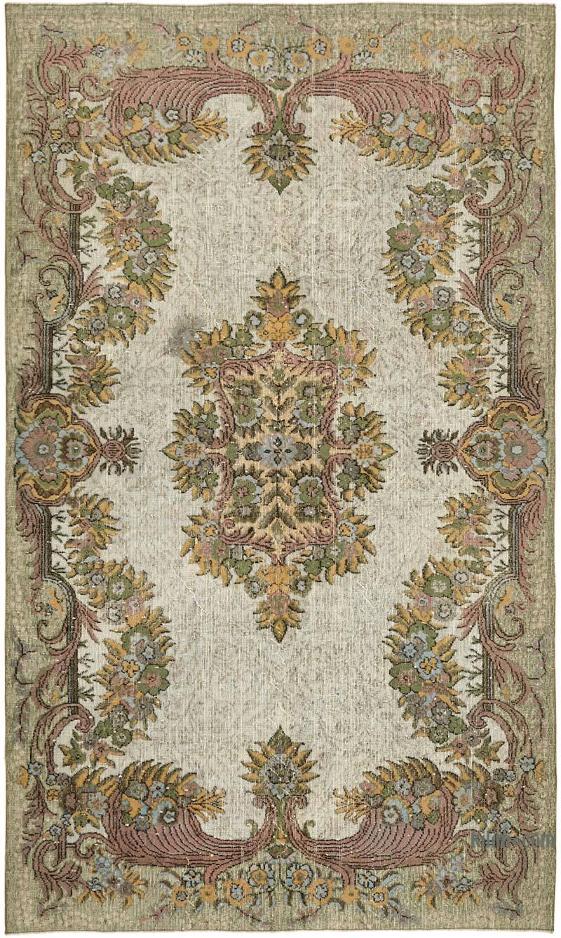 Hand Carved Over-Dyed Rug - 6'  x 9' 11" (72" x 119") - K0062388