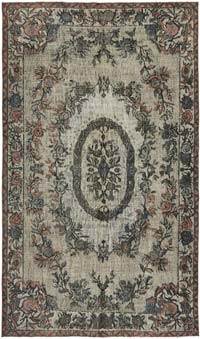 Hand Carved Over-Dyed Rug - 5' 8" x 9' 4" (68" x 112")