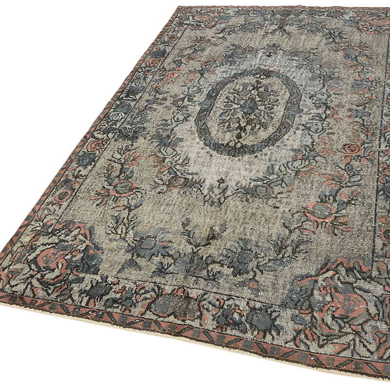 Alfombra Tallada a Mano Sobre Teñida - 173 cm x 284 cm - K0062389