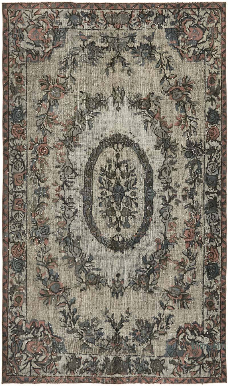 Alfombra Tallada a Mano Sobre Teñida - 173 cm x 284 cm - K0062389