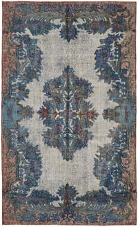 El Oyması Boyalı Halı - 163 cm x 267 cm