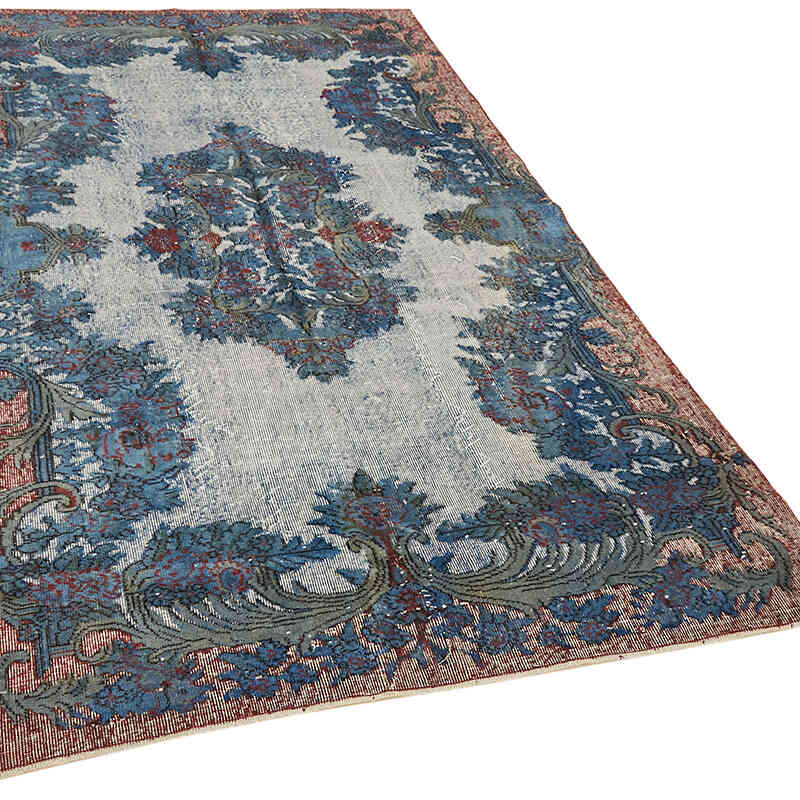 El Oyması Boyalı Halı - 163 cm x 267 cm - K0062390