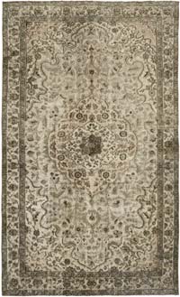 Alfombra Tallada a Mano Sobre Teñida - 163 cm x 265 cm