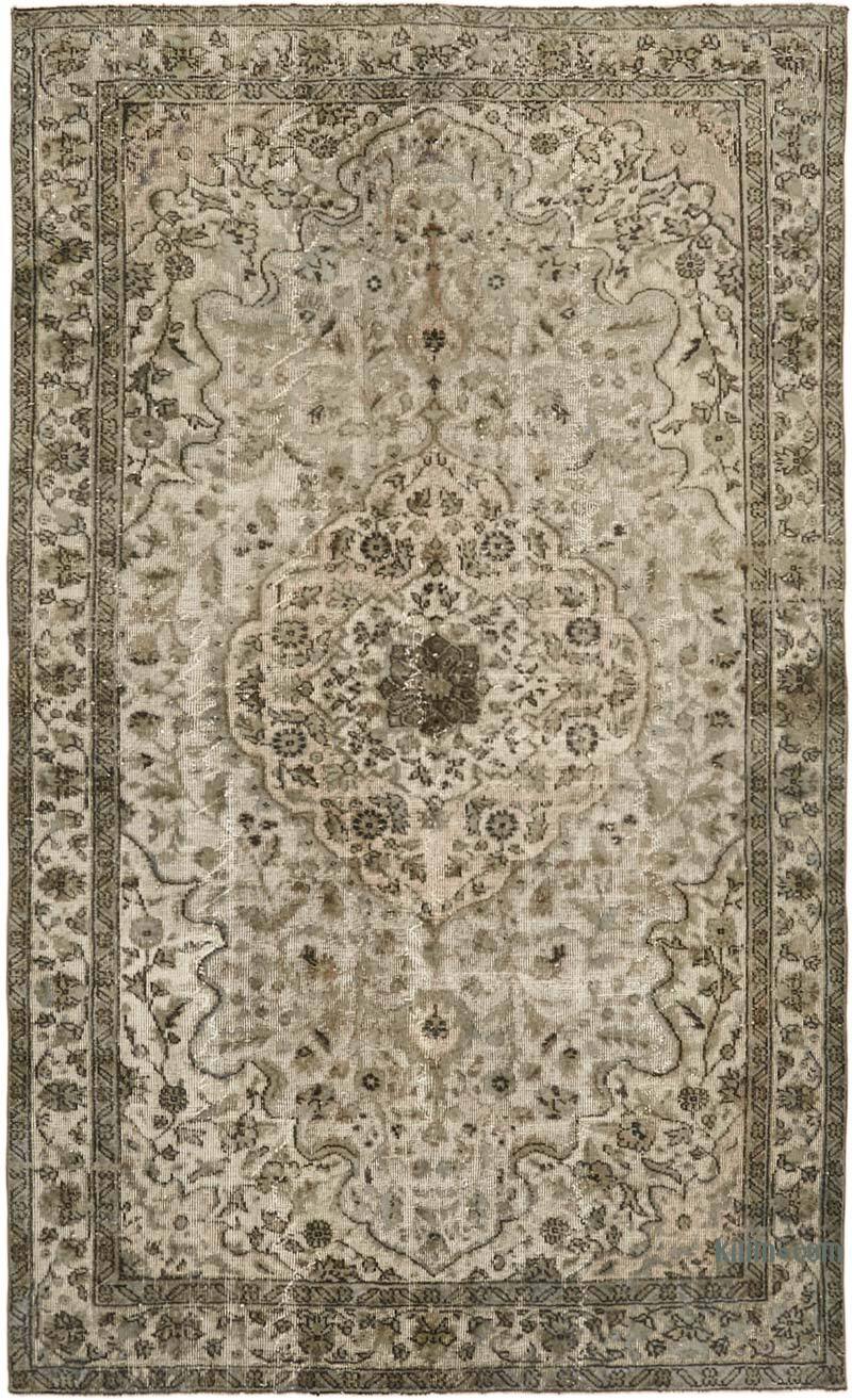 El Oyması Boyalı Halı - 163 cm x 265 cm - K0062394