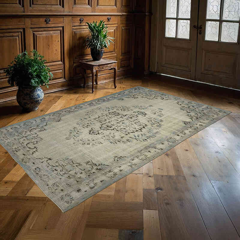 El Oyması Boyalı Halı - 169 cm x 269 cm - K0062395