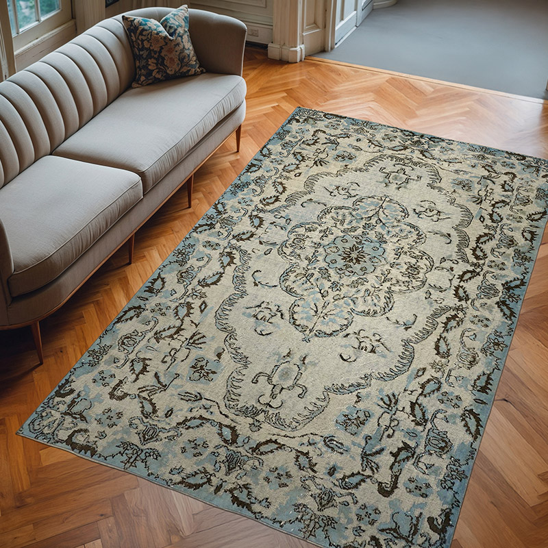 El Oyması Boyalı Halı - 172 cm x 270 cm - K0062396
