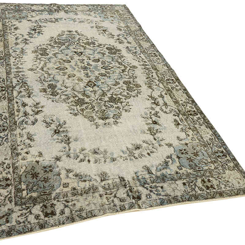Alfombra Tallada a Mano Sobre Teñida - 160 cm x 265 cm - K0062399