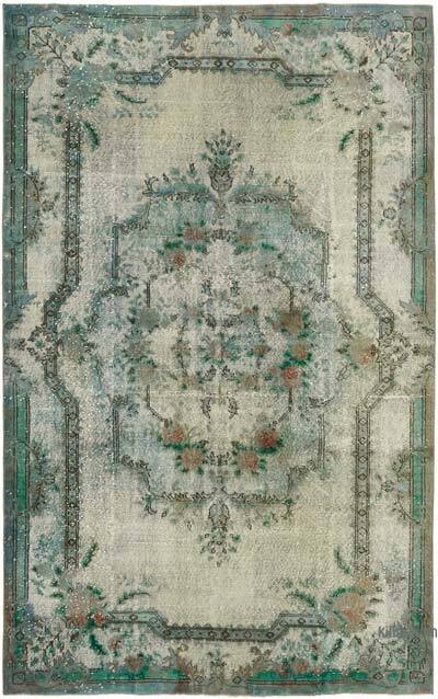 El Oyması Boyalı Halı - 189 cm x 296 cm