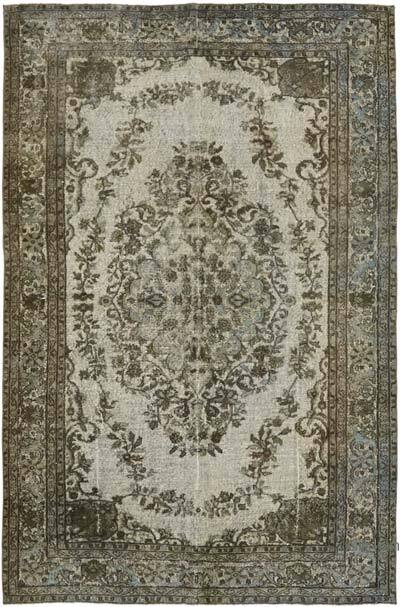 El Oyması Boyalı Halı - 193 cm x 288 cm