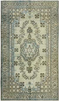 El Oyması Boyalı Halı - 190 cm x 314 cm