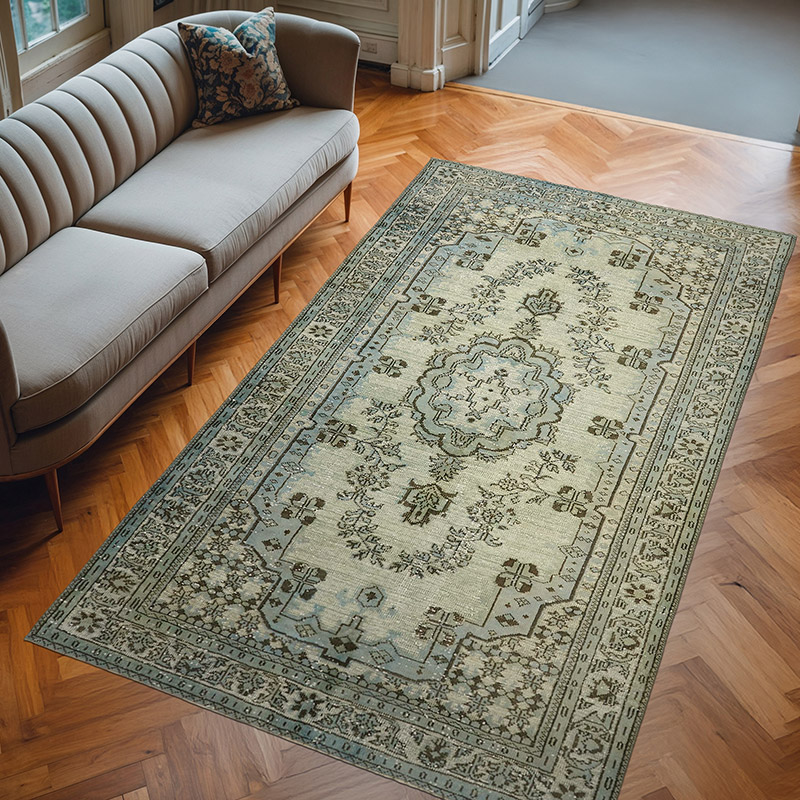 El Oyması Boyalı Halı - 190 cm x 314 cm - K0062402