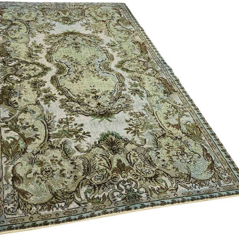 Hand Carved Over-Dyed Rug - 5' 3" x 8' 9" (63" x 105") - K0062409