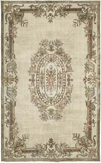 El Oyması Boyalı Halı - 194 cm x 307 cm