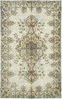 Alfombra Tallada a Mano Sobre Teñida - 177 cm x 275 cm