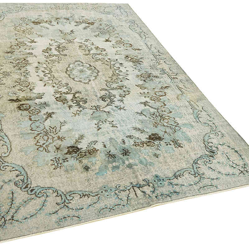 Alfombra Tallada a Mano Sobre Teñida - 171 cm x 274 cm - K0062412