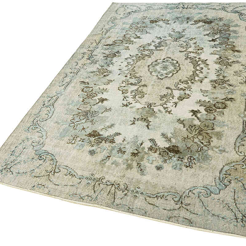 Alfombra Tallada a Mano Sobre Teñida - 171 cm x 274 cm - K0062412