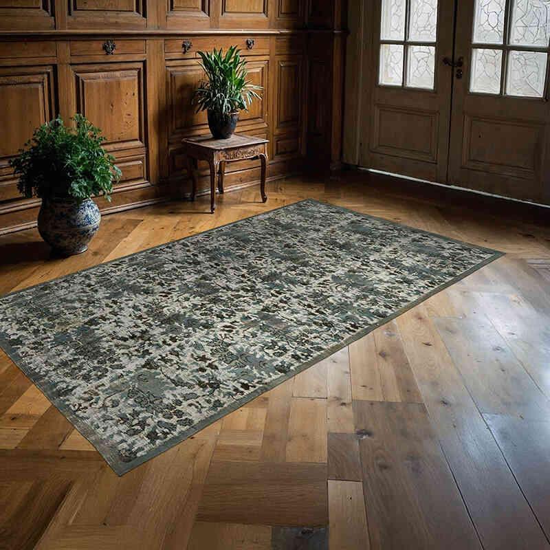 El Oyması Boyalı Halı - 150 cm x 259 cm - K0062413