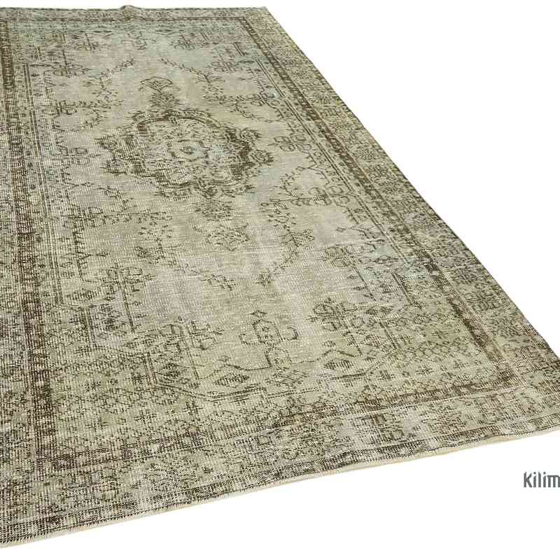 Hand Carved Over-Dyed Rug - 5' 3" x 9'  (63 in. x 108 in.) - K0062418