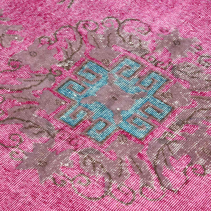 Hand Carved Over-Dyed Rug - 5' 4" x 8' 7" (64" x 103") - K0062421
