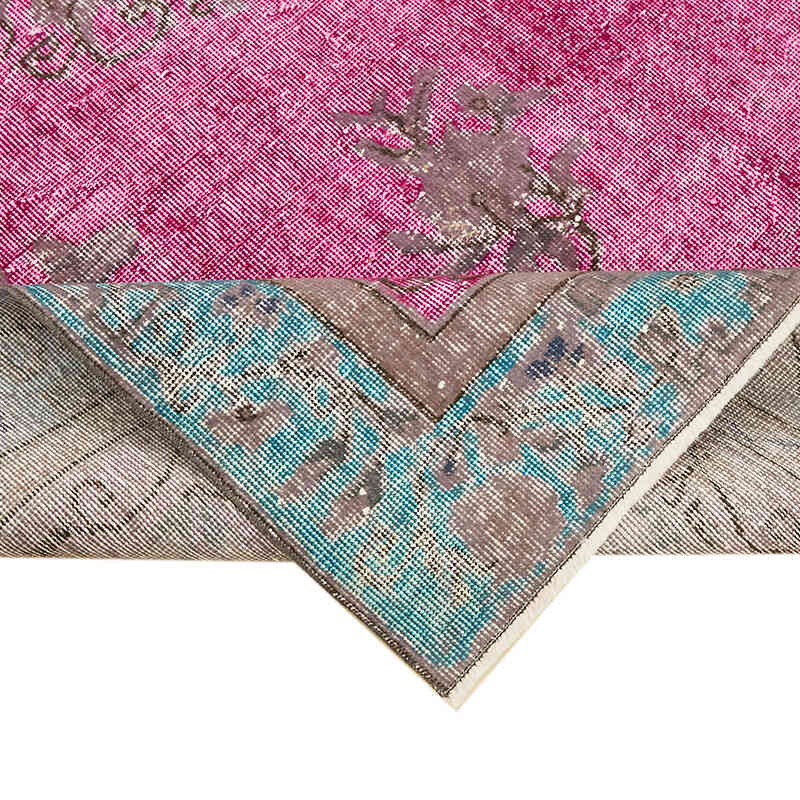 Hand Carved Over-Dyed Rug - 5' 4" x 8' 7" (64" x 103") - K0062421