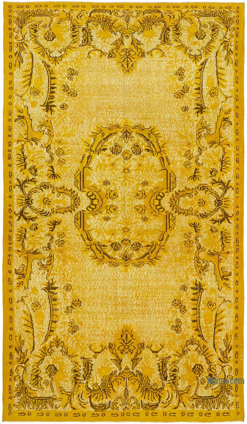 Alfombra Tallada a Mano Sobre Teñida - 186 cm x 316 cm - K0062429