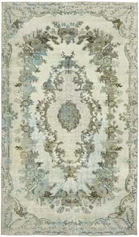 Alfombra Tallada a Mano Sobre Teñida - 169 cm x 283 cm