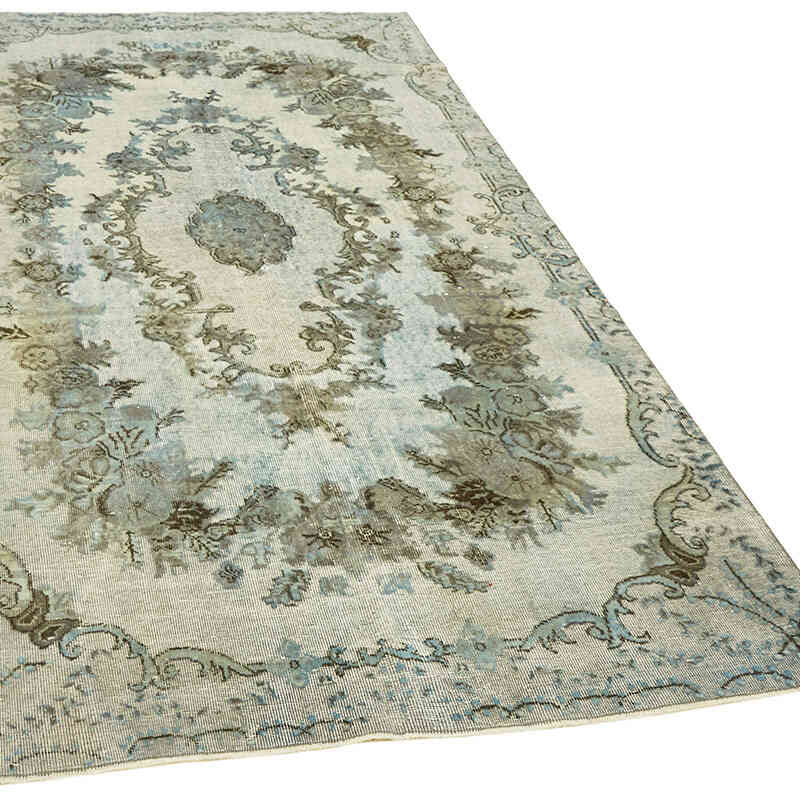 Hand Carved Over-Dyed Rug - 5' 7" x 9' 3" (67" x 111") - K0062432