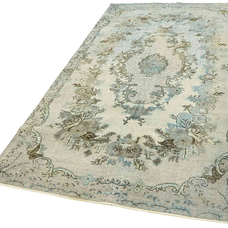 Hand Carved Over-Dyed Rug - 5' 7" x 9' 3" (67" x 111") - K0062432