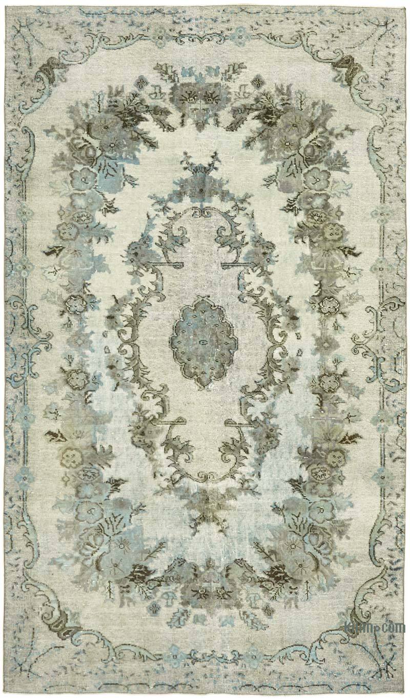 Hand Carved Over-Dyed Rug - 5' 7" x 9' 3" (67" x 111") - K0062432