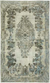 Hand Carved Over-Dyed Rug - 5' 9" x 9' 4" (69" x 112")