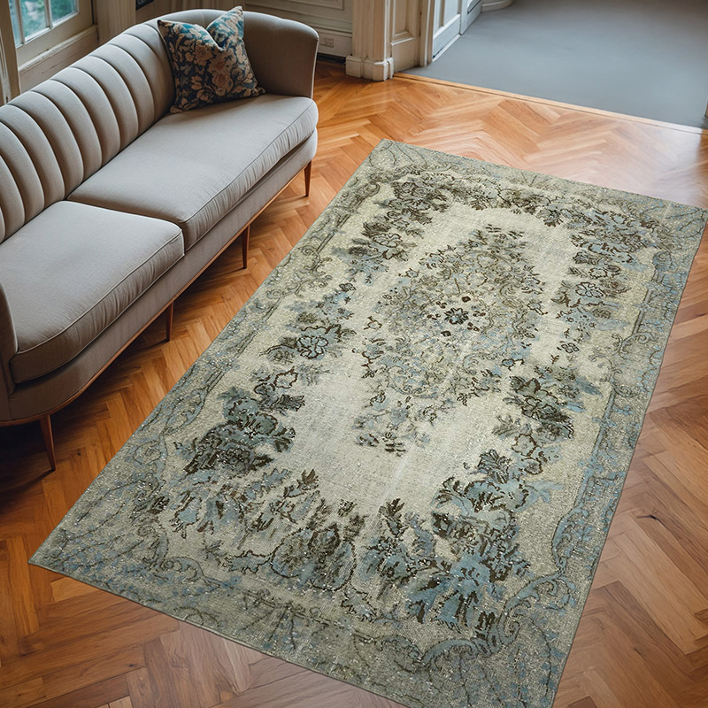 El Oyması Boyalı Halı - 176 cm x 284 cm - K0062434