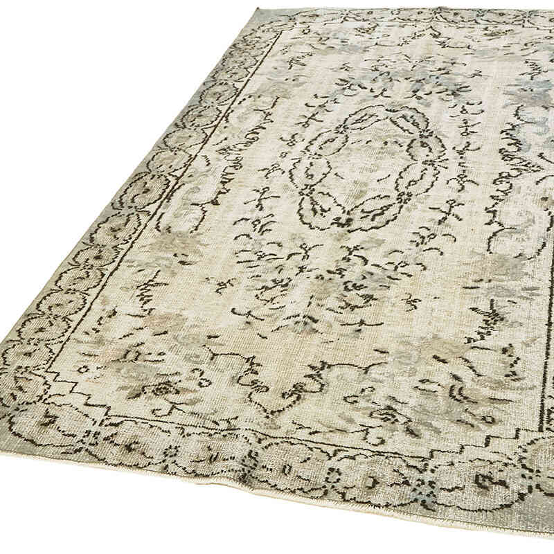 Hand Carved Over-Dyed Rug - 6'  x 9' 3" (72" x 111") - K0062436