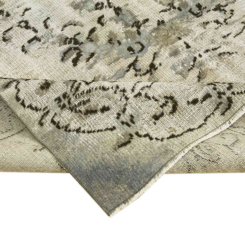 Hand Carved Over-Dyed Rug - 6'  x 9' 3" (72" x 111") - K0062436