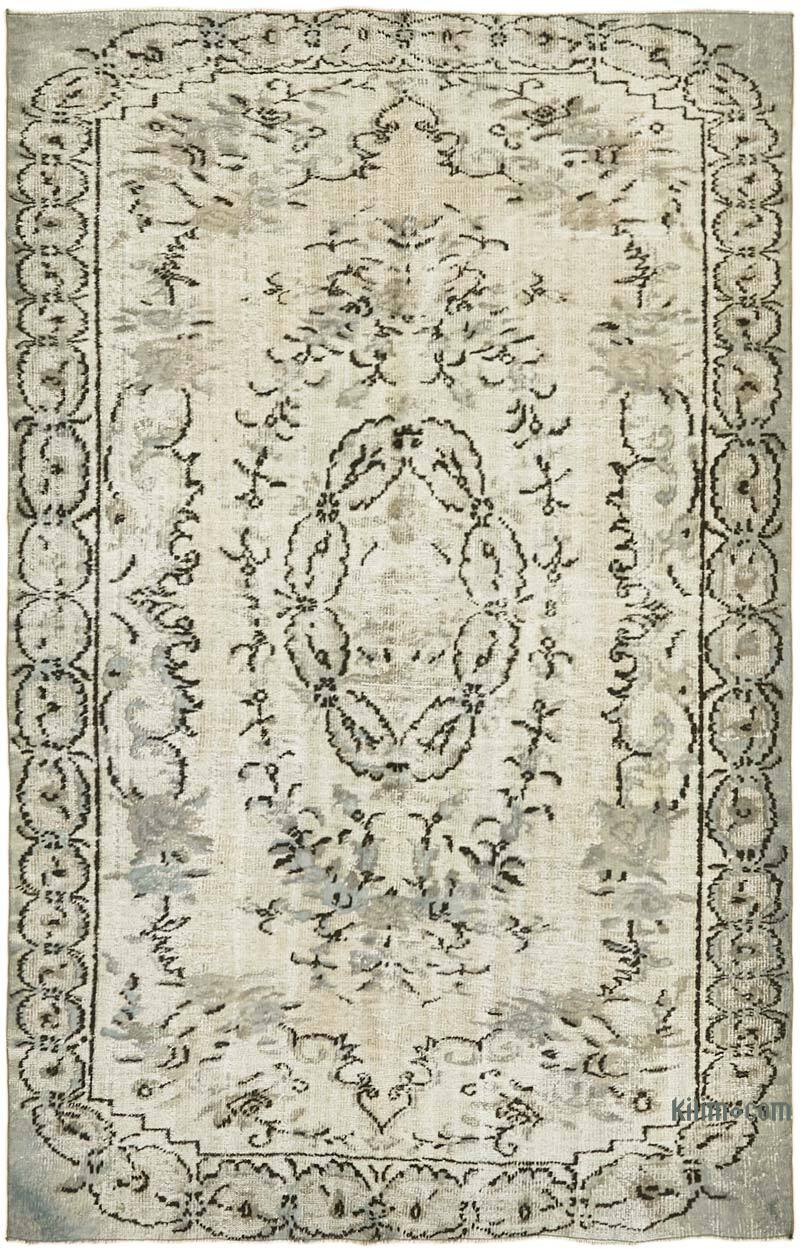 Hand Carved Over-Dyed Rug - 6'  x 9' 3" (72" x 111") - K0062436