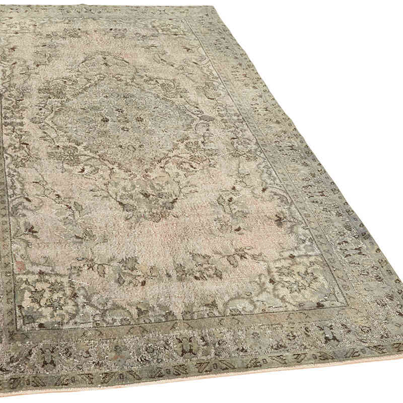 Alfombra Tallada a Mano Sobre Teñida - 173 cm x 291 cm - K0062441