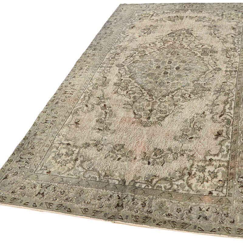 Alfombra Tallada a Mano Sobre Teñida - 173 cm x 291 cm - K0062441
