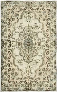 Alfombra Tallada a Mano Sobre Teñida - 170 cm x 267 cm