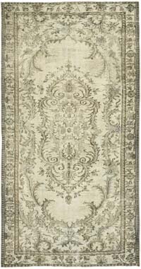Alfombra Tallada a Mano Sobre Teñida - 153 cm x 288 cm