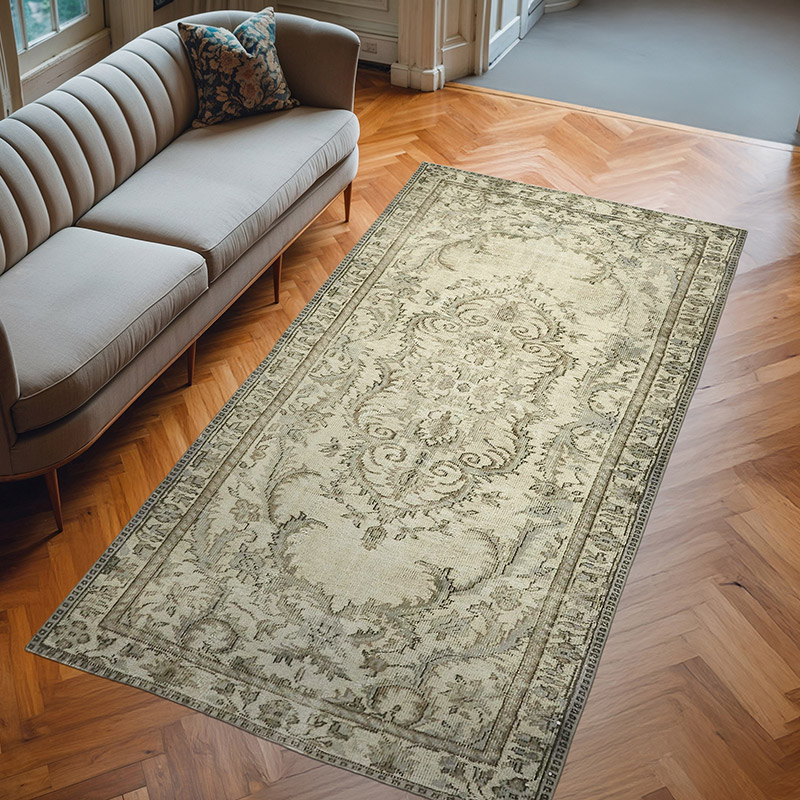 El Oyması Boyalı Halı - 153 cm x 288 cm - K0062445